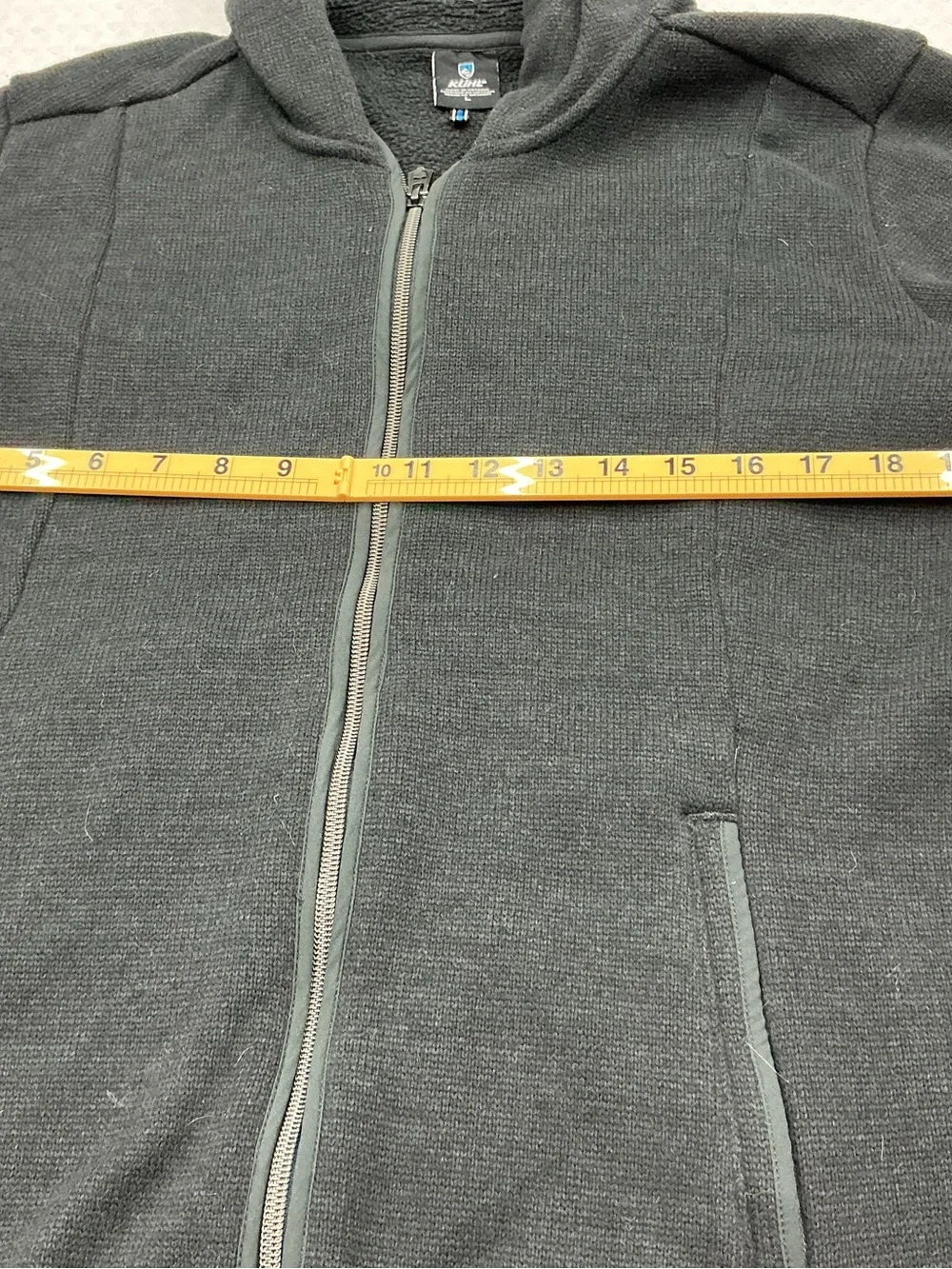 Kuhl Women's Dark Charcoal Gray Zip Hoodie - Picture 5 of 6